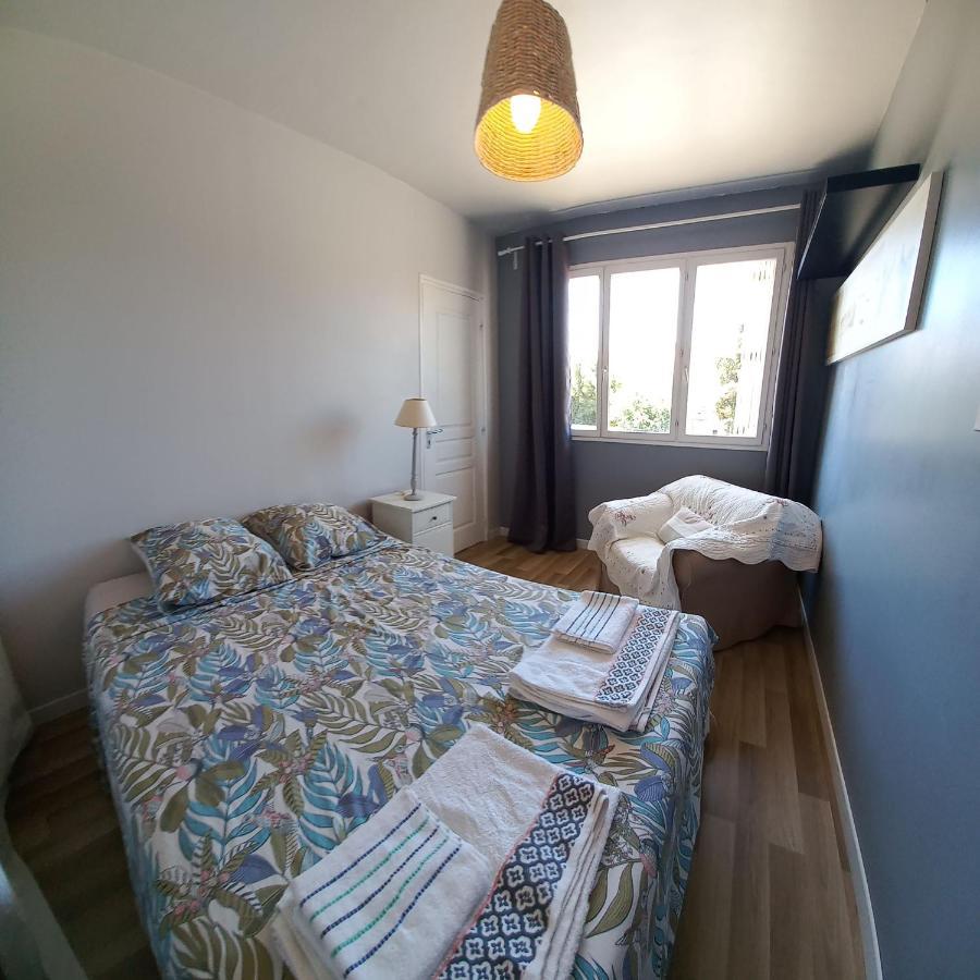 "L'Hippocampe", Climatise, 60 M2 , 2 Chambres, Tres Calme, Plage Des Sablettes Et Commerces A 3 Minutes A Pied, Wifi, Parking Gratuit, Lit King Size La Seyne-sur-Mer Ngoại thất bức ảnh